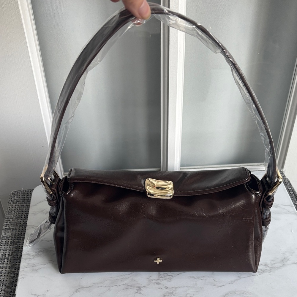 Peta + Jain Dark Brown Shoulder Bag